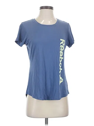 Pre-owned Reebok Active T-shirt In Blue