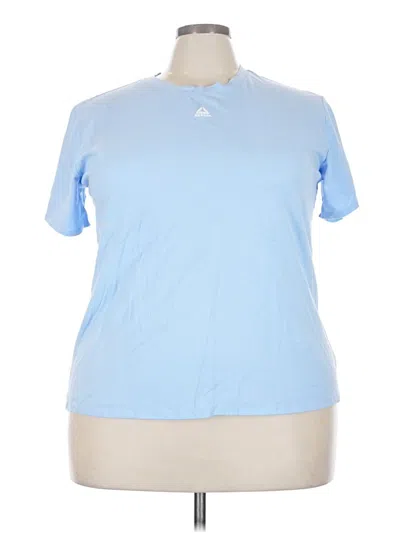 Pre-owned Reebok Active T-shirt In Blue