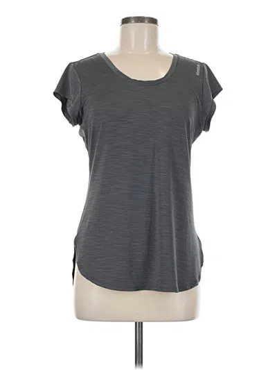 Pre-owned Reebok Active T-shirt In Gray