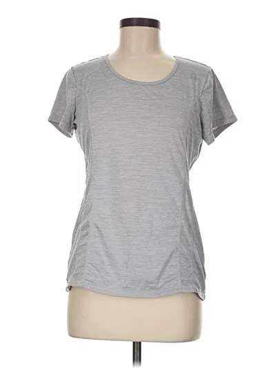 Pre-owned Reebok Active T-shirt In Gray