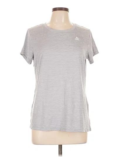Pre-owned Reebok Active T-shirt In Gray