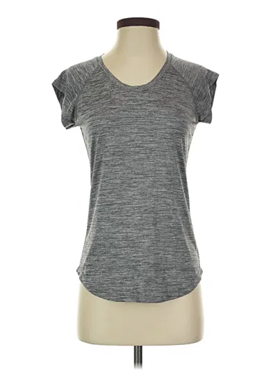 Pre-owned Reebok Active T-shirt In Gray