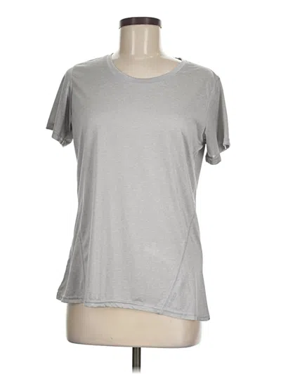 Pre-owned Reebok Active T-shirt In Gray
