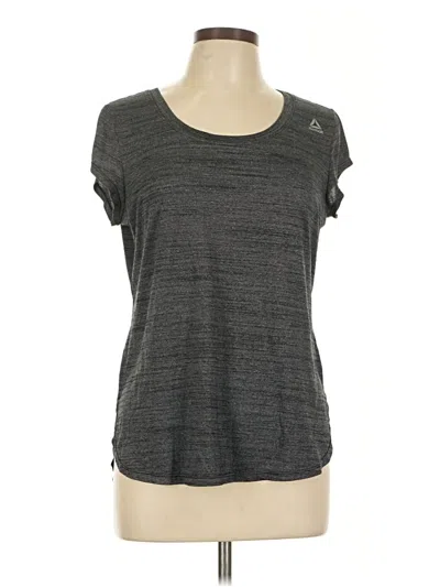 Pre-owned Reebok Active T-shirt In Gray