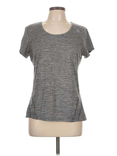 Pre-owned Reebok Active T-shirt In Gray