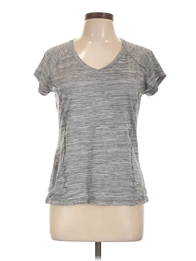 Pre-owned Reebok Active T-shirt In Gray