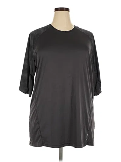 Pre-owned Reebok Active T-shirt In Gray