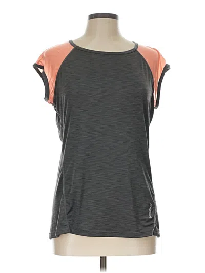 Pre-owned Reebok Active T-shirt In Gray