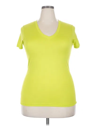 Pre-owned Reebok Active T-shirt In Green
