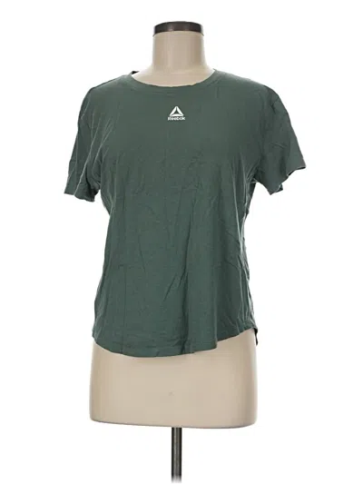 Pre-owned Reebok Active T-shirt In Green