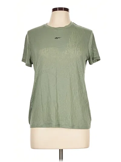 Pre-owned Reebok Active T-shirt In Green