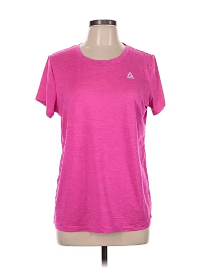 Pre-owned Reebok Active T-shirt In Pink