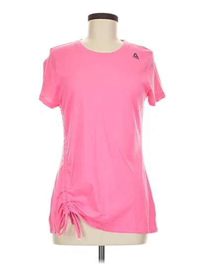 Pre-owned Reebok Active T-shirt In Pink
