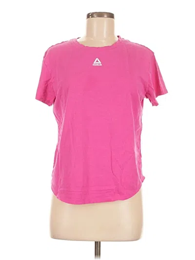 Pre-owned Reebok Active T-shirt In Pink