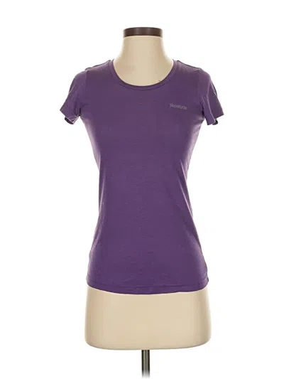 Pre-owned Reebok Active T-shirt In Purple