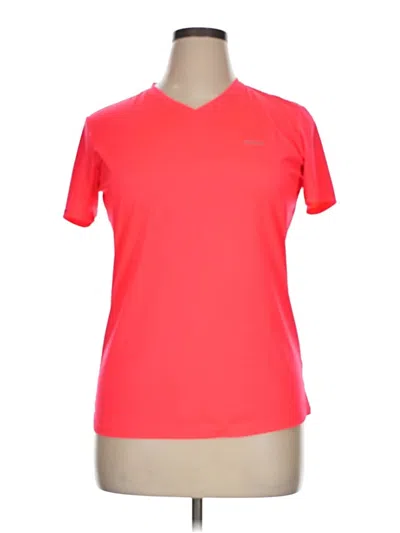 Pre-owned Reebok Active T-shirt In Red