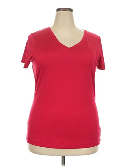 Pre-owned Reebok Active T-shirt In Red