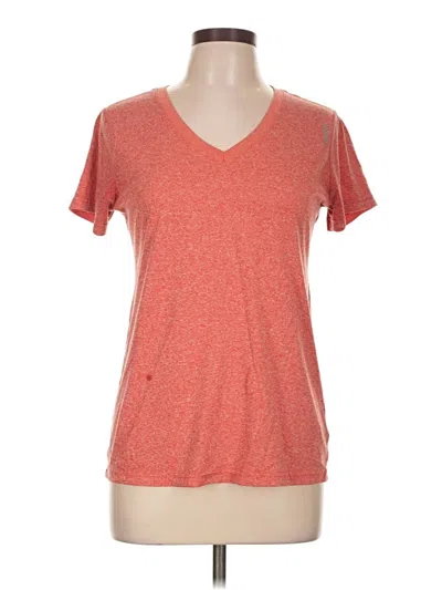 Pre-owned Reebok Active T-shirt In Red