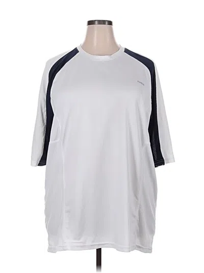 Pre-owned Reebok Active T-shirt In Silver