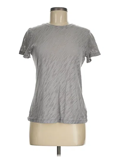 Pre-owned Reebok Active T-shirt In Silver
