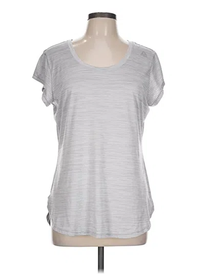 Pre-owned Reebok Active T-shirt In Silver