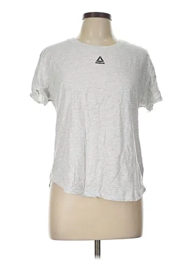 Pre-owned Reebok Active T-shirt In Silver