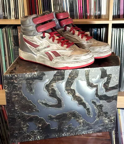 Pre-owned Reebok Alien X  Bb 4000 Ii Mid Alien Stomper Romulus 100214359 Mens 8 9.5 11.5 In Gray