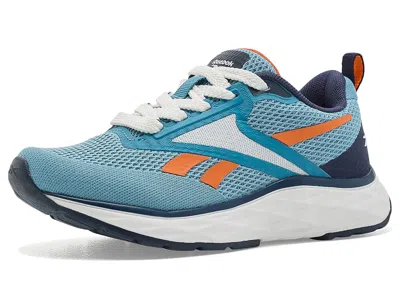 Reebok Aniwa (little Kid/big Kid) Boy's Shoes Blue/orange/white: 7 Big Kid M, Textile In Multi