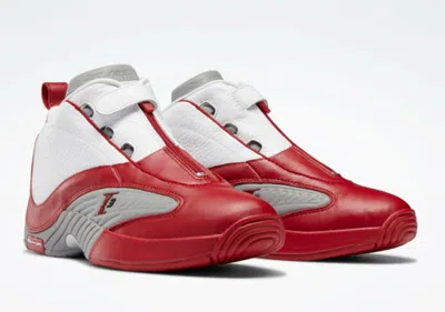 Pre-owned Reebok Answer Iv Og 20th Anniversary Size 12 Fy9690 White Red Grey In White/red/grey