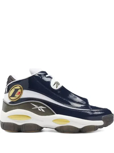Reebok Answer Panelled Sneakers In Blue