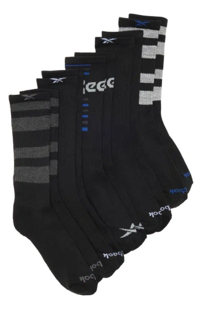 Reebok Assorted 5-pack Crew Socks In Black