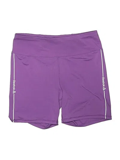 Pre-owned Reebok Athletic Shorts In Purple