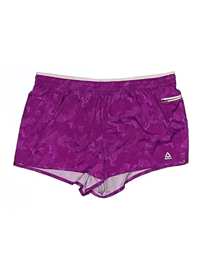 Pre-owned Reebok Athletic Shorts In Purple