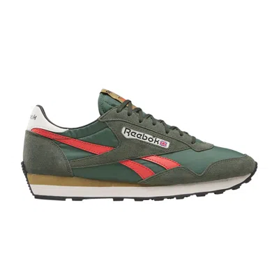 Pre-owned Reebok Aztec 2 'grit Green Semi Orange Flare' | Men's Size 6.5
