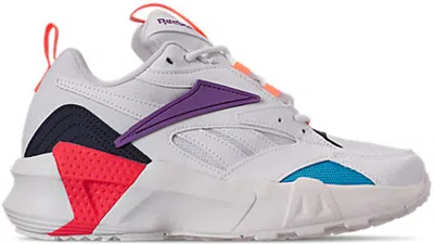 Pre-owned Reebok Aztrek Double (women's) Sneakers In White/grape Punch/teal Gem In Multi