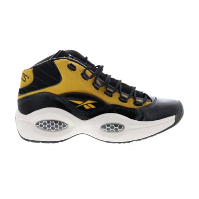 Pre-owned Reebok Bait X Peanuts X Question Mid 'black Boldly Yellow' | Men's Size 7