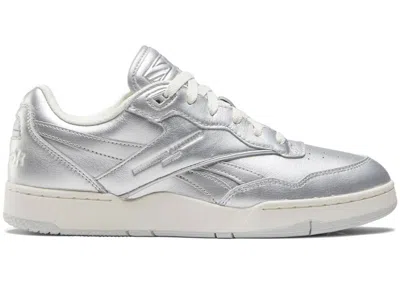 Pre-owned Reebok Bb 4000 Ii Engineered Garments Sneakers In Silver Metallic/chalk