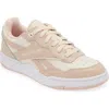 Reebok Bb 4000 Ii Low Top Sneaker In Pinstu/blush/ftwwht