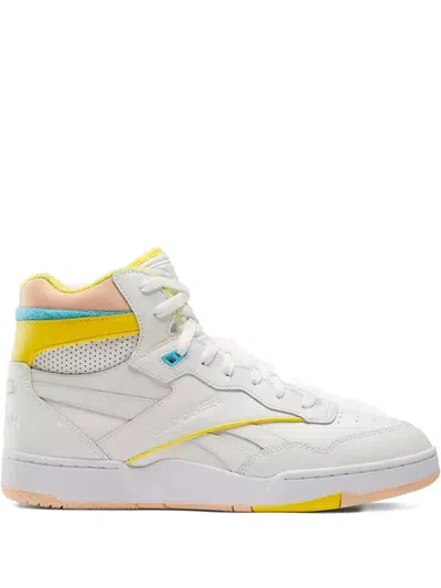 Reebok Bb 4000 Ii Mid "chalk Yellow" Sneakers In Multi