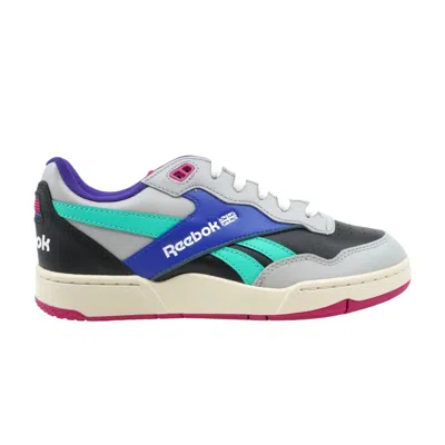 Pre-owned Reebok Bb4000 2 'black Grey Vector Blue' | Men's Size 6.5