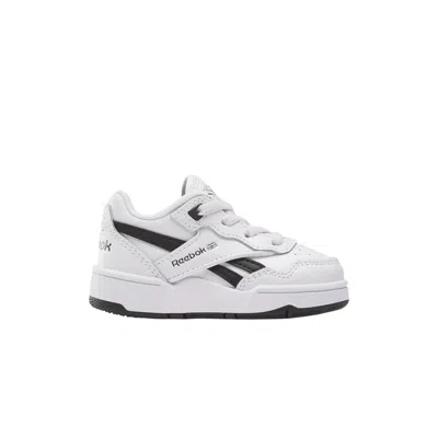 Pre-owned Reebok Bb4000 2 Toddler 'white Black' | Infant Size 6.5