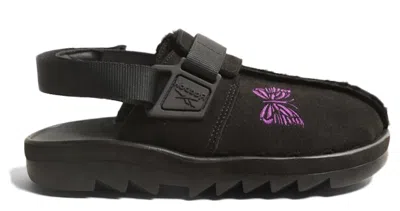 Pre-owned Reebok Beatnik Beams X Needles Sneakers In Black/purple
