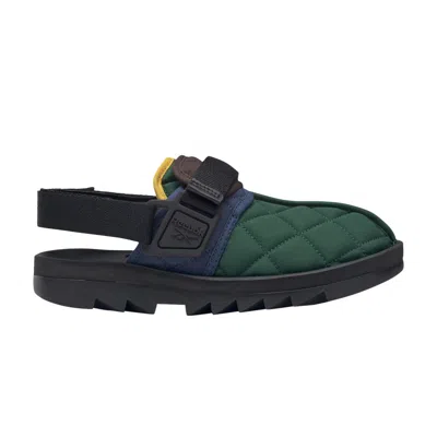 Pre-owned Reebok Beatnik Sandal 'batik Blue Dark Brown' In Green