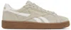 REEBOK BEIGE & WHITE CLUB C GROUNDS UK SNEAKERS