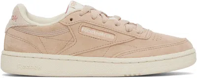 Reebok Beige Club C 85 Sneakers In Tan/sand/clay