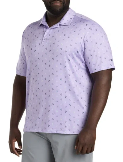 Reebok Beverage Performance Polo Shirt In Purp Oasis