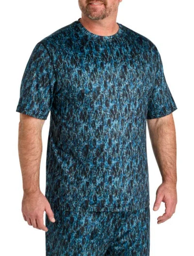 Reebok Big & Tall 365 Performance Printed T-shirt In Multi