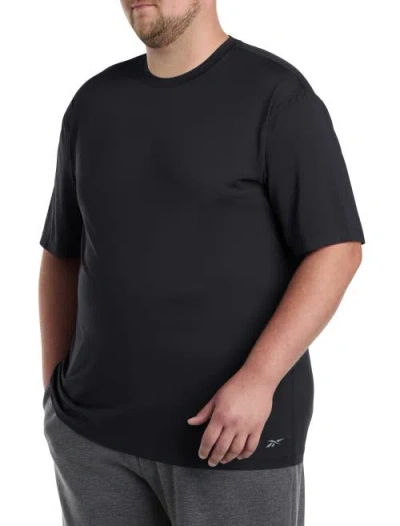 Reebok Big & Tall Base Layer Top In Black
