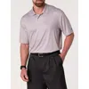 Reebok Big & Tall Basketweave Performance Polo Shirt V2 In Purple