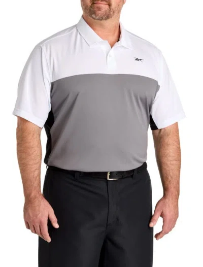Reebok Big & Tall Colorblocked Polo Shirt V2 In Multi